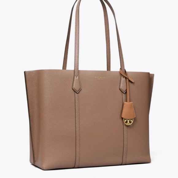 TORY BURCH PERRY TRIPLE-COMPARTMENT TOTE BAG - Picture 1 of 8